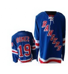New York Rangers 19 Scott Gomez Premier Road blue Jersey New York Rangers 19 Scott Gomez Premier Road blue Jersey
