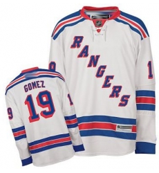 New York Rangers 19# Scott Gomez Premier Road white Jersey New York Rangers 19# Scott Gomez Premier Road white Jersey