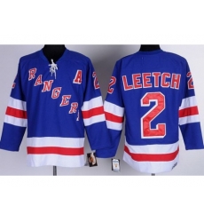 New York Rangers 2 Brian Leetch Blue NHL Jerseys New York Rangers 2 Brian Leetch Blue NHL Jerseys