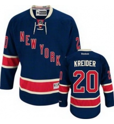 New York Rangers #20 Chris Kreider Dark Blue NHL Jersey New York Rangers #20 Chris Kreider Dark Blue NHL Jersey