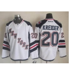 New York Rangers #20 Chris Kreider White 2014 Stadium Series Jersey New York Rangers #20 Chris Kreider White 2014 Stadium Series Jersey