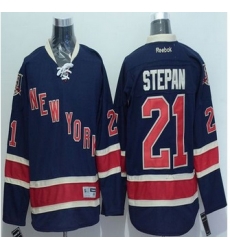 New York Rangers #21 Derek Stepan Navy Blue Alternate Stitched NHL Jersey New York Rangers #21 Derek Stepan Navy Blue Alternate Stitched NHL Jersey