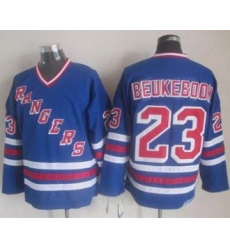 New York Rangers #23 Jeff Beukeboom Blue CCM Heroes Of Hockey Alumni Stitched NHL Jersey New York Rangers #23 Jeff Beukeboom Blue CCM Heroes Of Hockey Alumni Stitched NHL Jersey