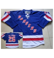 New York Rangers 26 Martin St. Louis Blue Hockey NHL Jerseys New York Rangers 26 Martin St. Louis Blue Hockey NHL Jerseys