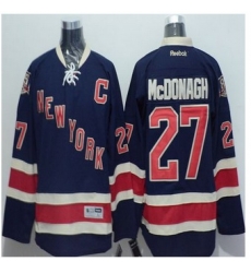 New York Rangers #27 Ryan McDonagh Navy Blue Stitched NHL Jersey New York Rangers #27 Ryan McDonagh Navy Blue Stitched NHL Jersey