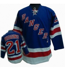 RBK hockey jerseys NY Rangers #21 HIGGINS blue RBK hockey jerseys NY Rangers #21 HIGGINS blue