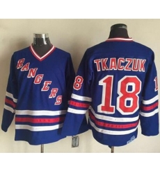 Rangers #18 Walt Tkaczuk Blue CCM Heroes of Hockey Alumni Stitched NHL Jersey Rangers #18 Walt Tkaczuk Blue CCM Heroes of Hockey Alumni Stitched NHL Jersey