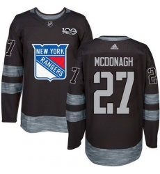 Rangers #27 Ryan McDonagh Black 1917 2017 100th Anniversary Stitched NHL Jersey Rangers #27 Ryan McDonagh Black 1917 2017 100th Anniversary Stitched NHL Jersey