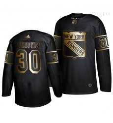Rangers 30 Henrik Lundqvist Black Gold Adidas Jersey Rangers 30 Henrik Lundqvist Black Gold Adidas Jersey
