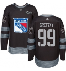 Rangers #99 Wayne Gretzky Black 1917 2017 100th Anniversary Stitched NHL Jersey Rangers #99 Wayne Gretzky Black 1917 2017 100th Anniversary Stitched NHL Jersey