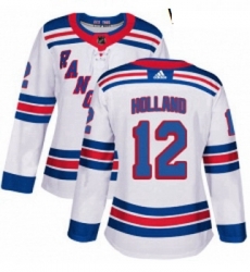 Womens Adidas New York Rangers 12 Peter Holland Authentic White Away NHL Jersey Womens Adidas New York Rangers 12 Peter Holland Authentic White Away NHL Jersey
