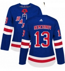 Womens Adidas New York Rangers 13 Sergei Nemchinov Authentic Royal Blue Home NHL Jersey Womens Adidas New York Rangers 13 Sergei Nemchinov Authentic Royal Blue Home NHL Jersey