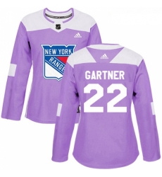 Womens Adidas New York Rangers 22 Mike Gartner Authentic Purple Fights Cancer Practice NHL Jersey Womens Adidas New York Rangers 22 Mike Gartner Authentic Purple Fights Cancer Practice NHL Jersey