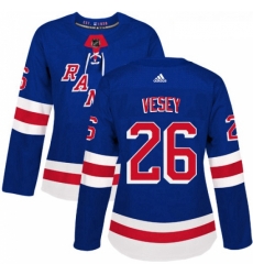 Womens Adidas New York Rangers 26 Jimmy Vesey Premier Royal Blue Home NHL Jersey Womens Adidas New York Rangers 26 Jimmy Vesey Premier Royal Blue Home NHL Jersey