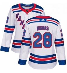 Womens Adidas New York Rangers 28 Chris Bigras Authentic White Away NHL Jersey Womens Adidas New York Rangers 28 Chris Bigras Authentic White Away NHL Jersey