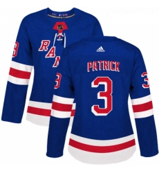 Womens Adidas New York Rangers 3 James Patrick Authentic Royal Blue Home NHL Jersey Womens Adidas New York Rangers 3 James Patrick Authentic Royal Blue Home NHL Jersey