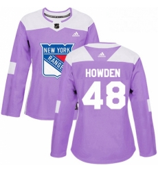 Womens Adidas New York Rangers 48 Brett Howden Authentic Purple Fights Cancer Practice NHL Jersey Womens Adidas New York Rangers 48 Brett Howden Authentic Purple Fights Cancer Practice NHL Jersey