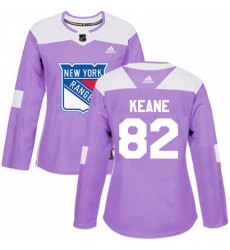 Womens Adidas New York Rangers 82 Joey Keane Authentic Purple Fights Cancer Practice NHL Jersey Womens Adidas New York Rangers 82 Joey Keane Authentic Purple Fights Cancer Practice NHL Jersey