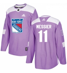 Youth Adidas New York Rangers 11 Mark Messier Authentic Purple Fights Cancer Practice NHL Jersey Youth Adidas New York Rangers 11 Mark Messier Authentic Purple Fights Cancer Practice NHL Jersey