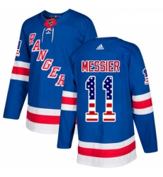 Youth Adidas New York Rangers 11 Mark Messier Authentic Royal Blue USA Flag Fashion NHL Jersey Youth Adidas New York Rangers 11 Mark Messier Authentic Royal Blue USA Flag Fashion NHL Jersey