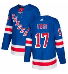 Youth Adidas New York Rangers 17 Jesper Fast Authentic Royal Blue Home NHL Jersey Youth Adidas New York Rangers 17 Jesper Fast Authentic Royal Blue Home NHL Jersey