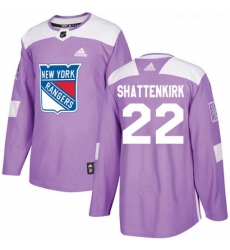 Youth Adidas New York Rangers 22 Kevin Shattenkirk Authentic Purple Fights Cancer Practice NHL Jersey Youth Adidas New York Rangers 22 Kevin Shattenkirk Authentic Purple Fights Cancer Practice NHL Jersey