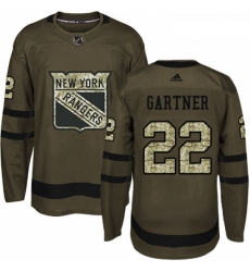 Youth Adidas New York Rangers 22 Mike Gartner Authentic Green Salute to Service NHL Jersey Youth Adidas New York Rangers 22 Mike Gartner Authentic Green Salute to Service NHL Jersey