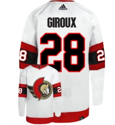 Men Ottawa Senators 28 Claude Giroux White Stitched Home Jersey Men Ottawa Senators 28 Claude Giroux White Stitched Home Jersey