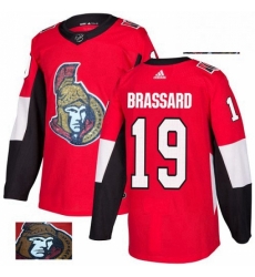 Mens Adidas Ottawa Senators 19 Derick Brassard Authentic Red Fashion Gold NHL Jersey Mens Adidas Ottawa Senators 19 Derick Brassard Authentic Red Fashion Gold NHL Jersey