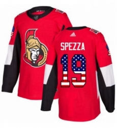 Mens Adidas Ottawa Senators 19 Jason Spezza Authentic Red USA Flag Fashion NHL Jersey Mens Adidas Ottawa Senators 19 Jason Spezza Authentic Red USA Flag Fashion NHL Jersey