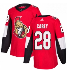 Mens Adidas Ottawa Senators 28 Paul Carey Premier Red Home NHL Jersey Mens Adidas Ottawa Senators 28 Paul Carey Premier Red Home NHL Jersey