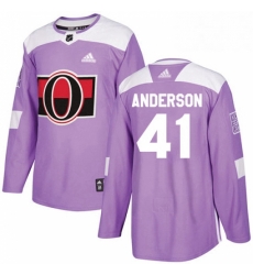 Mens Adidas Ottawa Senators 41 Craig Anderson Authentic Purple Fights Cancer Practice NHL Jersey Mens Adidas Ottawa Senators 41 Craig Anderson Authentic Purple Fights Cancer Practice NHL Jersey