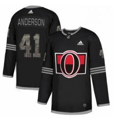 Men's Adidas Ottawa Senators #41 Craig Anderson Black 1 Authentic Classic Stitched NHL Jersey Men's Adidas Ottawa Senators #41 Craig Anderson Black 1 Authentic Classic Stitched NHL Jersey