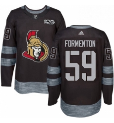 Mens Adidas Ottawa Senators 59 Alex Formenton Authentic Black 1917 2017 100th Anniversary NHL Jersey Mens Adidas Ottawa Senators 59 Alex Formenton Authentic Black 1917 2017 100th Anniversary NHL Jersey