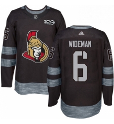 Mens Adidas Ottawa Senators 6 Chris Wideman Authentic Black 1917 2017 100th Anniversary NHL Jersey Mens Adidas Ottawa Senators 6 Chris Wideman Authentic Black 1917 2017 100th Anniversary NHL Jersey