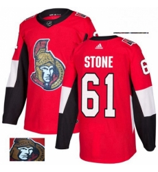 Mens Adidas Ottawa Senators 61 Mark Stone Authentic Red Fashion Gold NHL Jersey Mens Adidas Ottawa Senators 61 Mark Stone Authentic Red Fashion Gold NHL Jersey