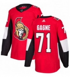 Mens Adidas Ottawa Senators 71 Gabriel Gagne Authentic Red Home NHL Jersey Mens Adidas Ottawa Senators 71 Gabriel Gagne Authentic Red Home NHL Jersey
