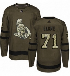 Mens Adidas Ottawa Senators 71 Gabriel Gagne Premier Green Salute to Service NHL Jersey Mens Adidas Ottawa Senators 71 Gabriel Gagne Premier Green Salute to Service NHL Jersey