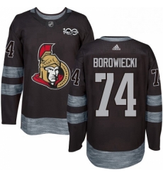 Mens Adidas Ottawa Senators 74 Mark Borowiecki Authentic Black 1917 2017 100th Anniversary NHL Jersey Mens Adidas Ottawa Senators 74 Mark Borowiecki Authentic Black 1917 2017 100th Anniversary NHL Jersey