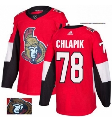 Mens Adidas Ottawa Senators 78 Filip Chlapik Authentic Red Fashion Gold NHL Jersey Mens Adidas Ottawa Senators 78 Filip Chlapik Authentic Red Fashion Gold NHL Jersey