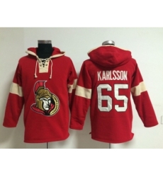 NHL Ottawa Senators #65 Erik Karlsson Red jerseys(Pullover Hoodie) NHL Ottawa Senators #65 Erik Karlsson Red jerseys(Pullover Hoodie)