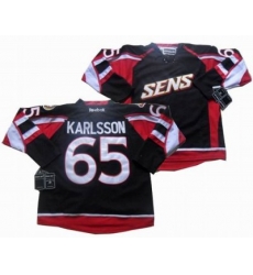 Ottawa Senators #65 Erik Karlsson black jerseys Ottawa Senators #65 Erik Karlsson black jerseys