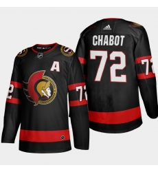 Ottawa Senators 72 Thomas Chabot Men Adidas 2020 21 Authentic Player Home Stitched NHL Jersey Black Ottawa Senators 72 Thomas Chabot Men Adidas 2020 21 Authentic Player Home Stitched NHL Jersey Black