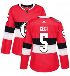 Womens Adidas Ottawa Senators 5 Cody Ceci Authentic Red 2017 100 Classic NHL Jersey Womens Adidas Ottawa Senators 5 Cody Ceci Authentic Red 2017 100 Classic NHL Jersey