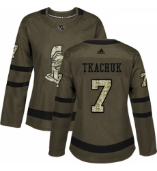 Womens Adidas Ottawa Senators 7 Brady Tkachuk Authentic Green Salute to Service NHL Jersey Womens Adidas Ottawa Senators 7 Brady Tkachuk Authentic Green Salute to Service NHL Jersey