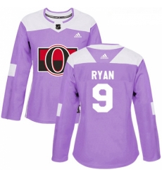 Womens Adidas Ottawa Senators 9 Bobby Ryan Authentic Purple Fights Cancer Practice NHL Jersey Womens Adidas Ottawa Senators 9 Bobby Ryan Authentic Purple Fights Cancer Practice NHL Jersey