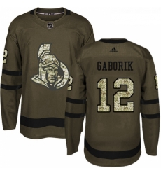 Youth Adidas Ottawa Senators 12 Marian Gaborik Premier Green Salute to Service NHL Jersey Youth Adidas Ottawa Senators 12 Marian Gaborik Premier Green Salute to Service NHL Jersey