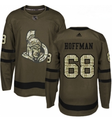 Youth Adidas Ottawa Senators 68 Mike Hoffman Authentic Green Salute to Service NHL Jersey Youth Adidas Ottawa Senators 68 Mike Hoffman Authentic Green Salute to Service NHL Jersey