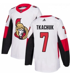 Youth Adidas Ottawa Senators 7 Brady Tkachuk Authentic White Away NHL Jersey Youth Adidas Ottawa Senators 7 Brady Tkachuk Authentic White Away NHL Jersey