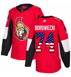 Youth Adidas Ottawa Senators 74 Mark Borowiecki Authentic Red USA Flag Fashion NHL Jersey Youth Adidas Ottawa Senators 74 Mark Borowiecki Authentic Red USA Flag Fashion NHL Jersey